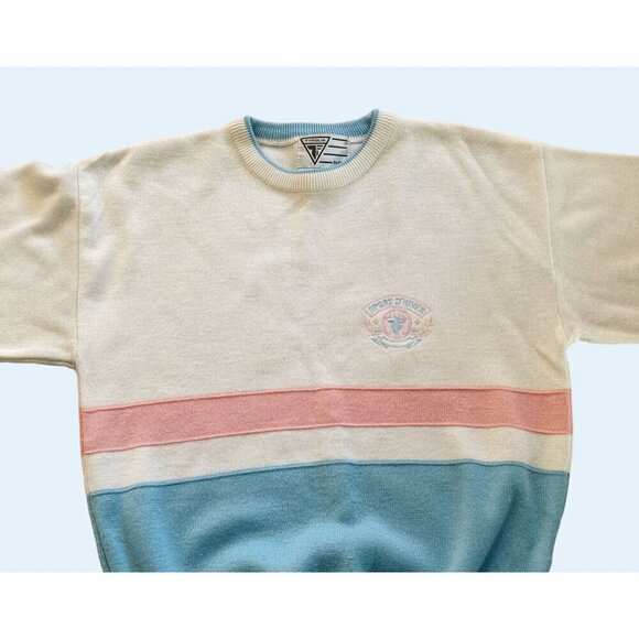 Vintage TYROLIA By HEAD 80s 90s Ski Winter Wool Blend Sweater Sz S - Picture 3 of 8